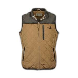 NEW DIXIE men's south creek vest in khaki